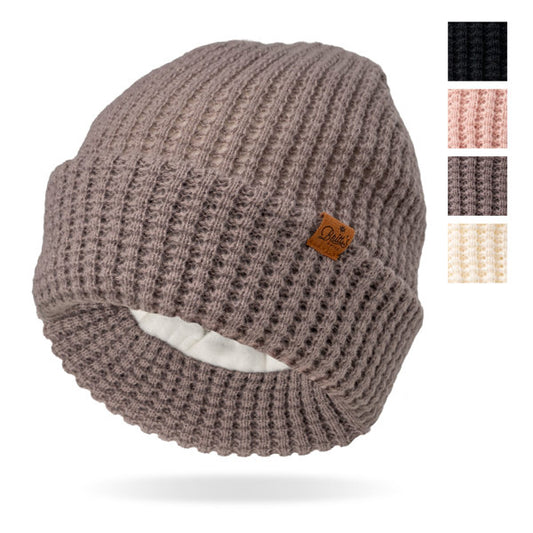 Britt's Knits Juneau Waffle Knit Beanie