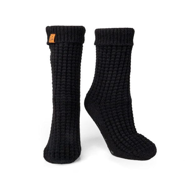 Britt's Knits Juneau Waffle Knit Slipper Socks