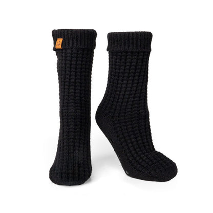 Britt's Knits Juneau Waffle Knit Slipper Socks