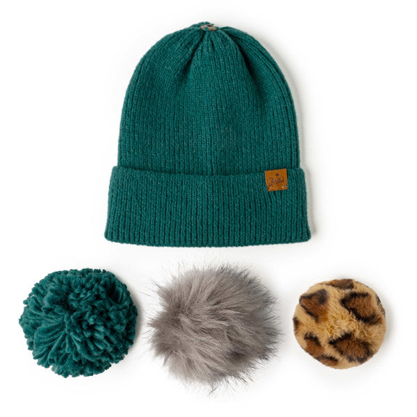 Britt's Knits Mix & Match Pom Hat