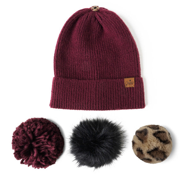Britt's Knits Mix & Match Pom Hat