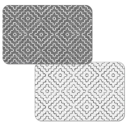 Decorative Reversible Rectangular Plastic Placemats