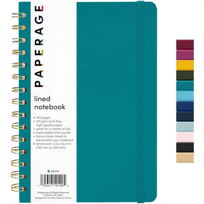 Paperage Spiral Lined Notebook
