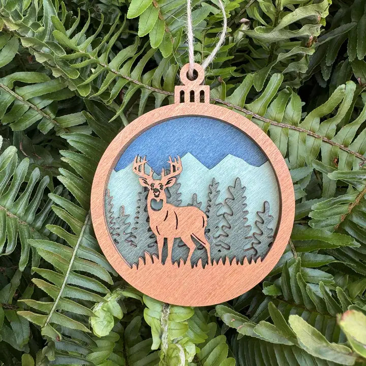 3D Layered Wood Ornaments