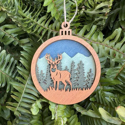 3D Layered Wood Ornaments