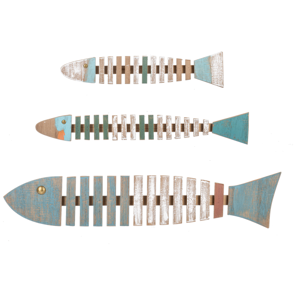 Slat Wall Fish Decor