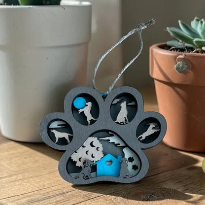 3D Layered Wood Ornaments