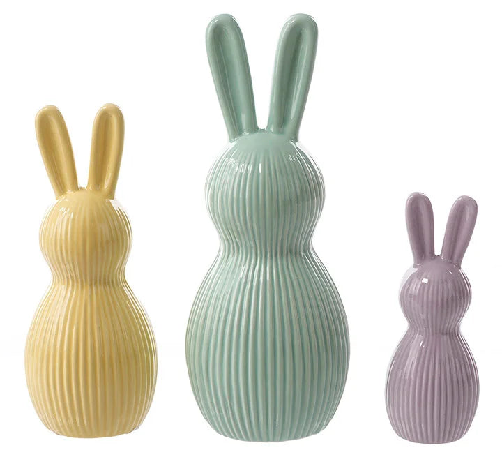 Pastels Bunny Figures