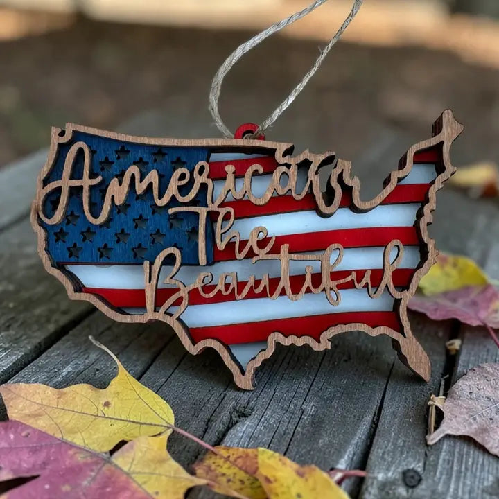3D Layered Wood Ornaments
