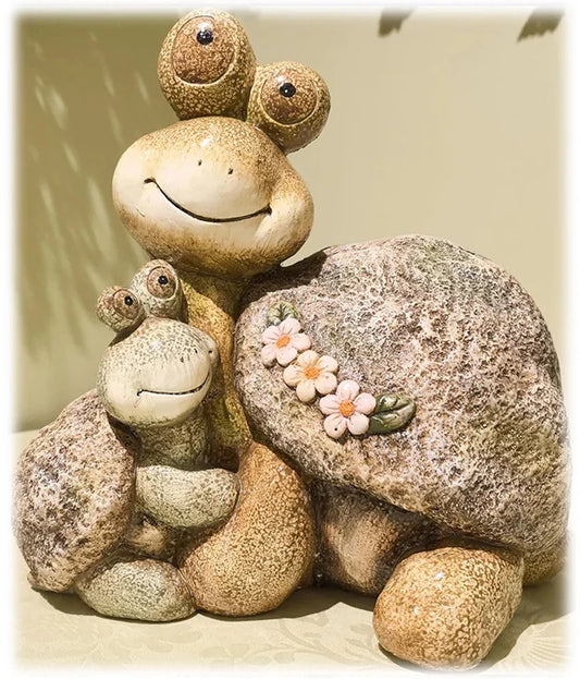 'Rock' Turtle Mom and Kid