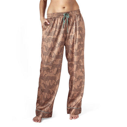 Hello Mello Mon Cheri Satin Pajama Pants