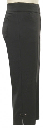 Southern Lady Black Capri Pant