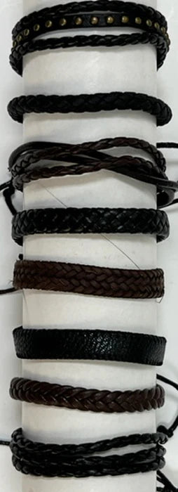 Leather Slider Bracelets