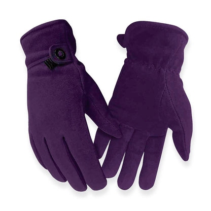 Hand Armor Deer Suede Women's Fashion Glove