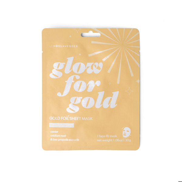 Lemon Lavender Glow Getter Foil Face Mask