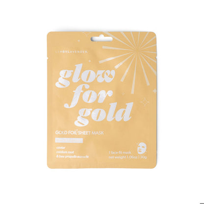 Lemon Lavender Glow Getter Foil Face Mask