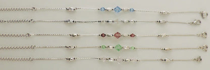 Crystal Color Anklets