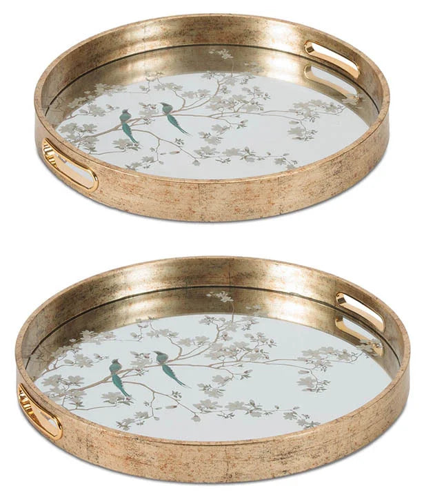 Botanical Mirrored Tray