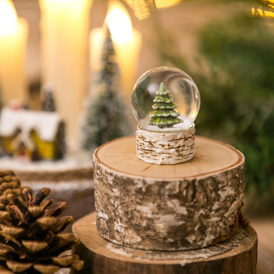 Pine Tree Water Globe