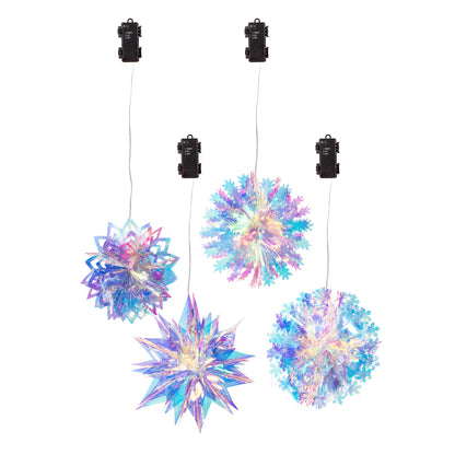 Season To Sparkle Outdoor Iridescent Hanging Lights