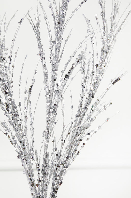 Glitter Pampas Grass Spray