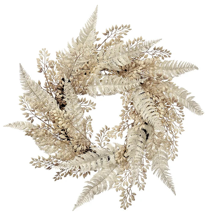 Linen Fern Wreath