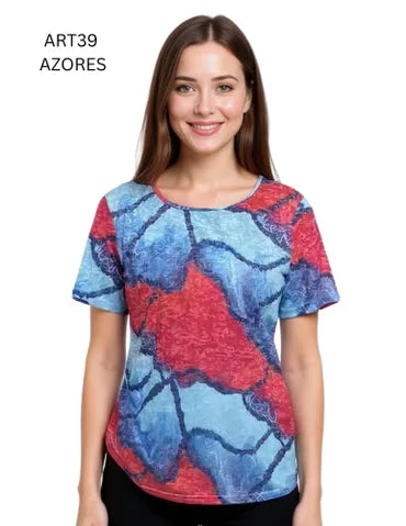 Creation Art Attack Printed Short Sleeve
