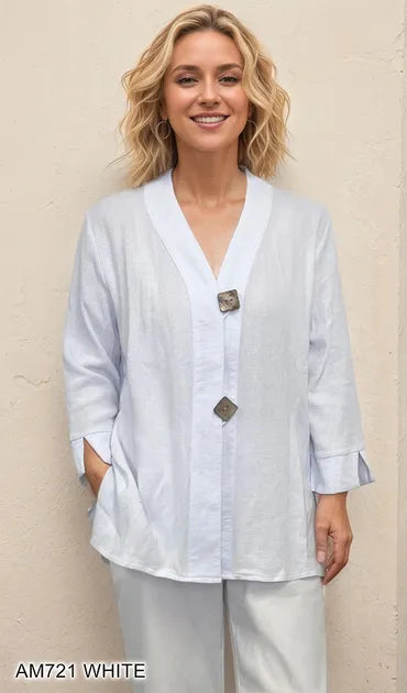 Creation Lightweight Button Down Sweater