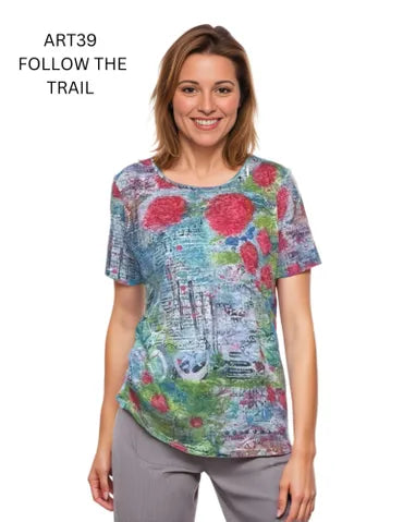 Creation Art Attack Printed Short Sleeve