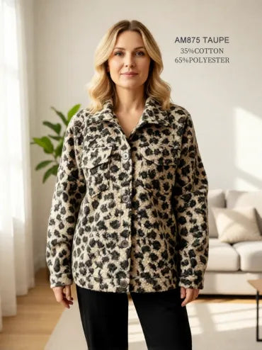 Creation Leopard Fuzzy Waist Coat