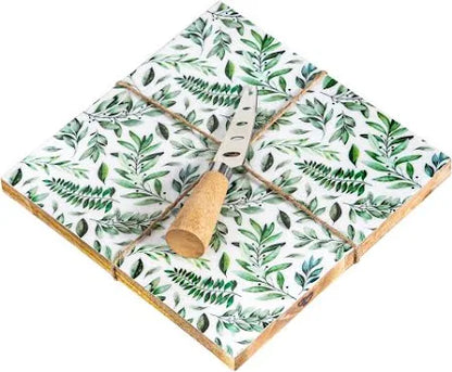 Olive Oasis Wood Cheese Board