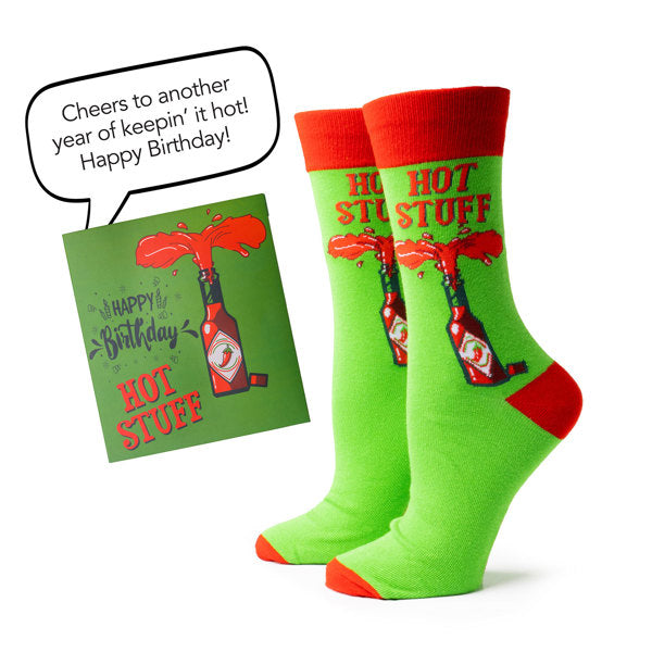 Two Left Feet IT'S YO BIRTHDAY Gift Card Sock Set