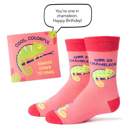 Two Left Feet Kid's IT'S YO BIRTHDAY Gift Card Sock Set