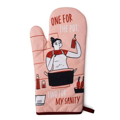 Two Left Feet Reluctant Chef Oven Mitt