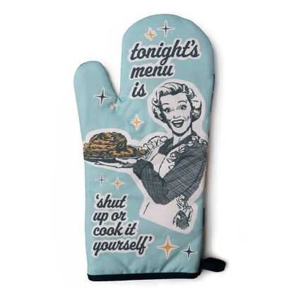 Two Left Feet Reluctant Chef Oven Mitt